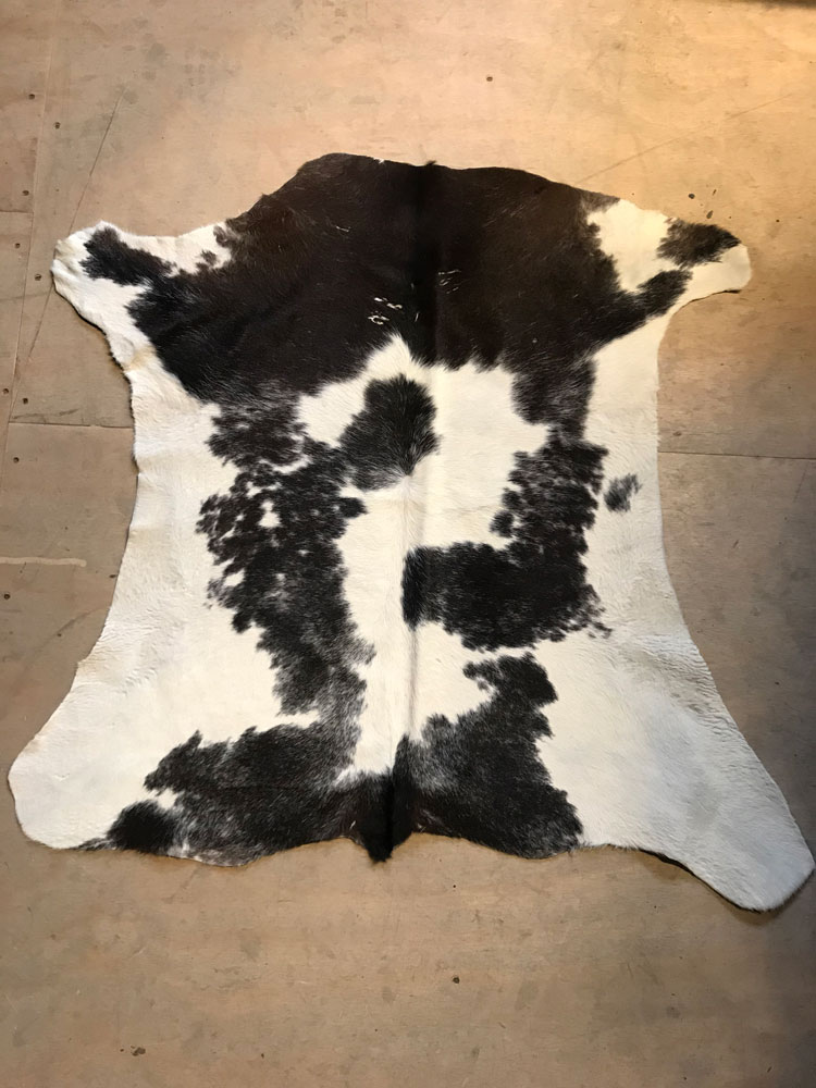 Koeienhuid zwart wit gevlekt