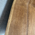 Dit blad 3.00 meter van teak is perfect om buiten te tafelen op zwoele warme zomeravonden.