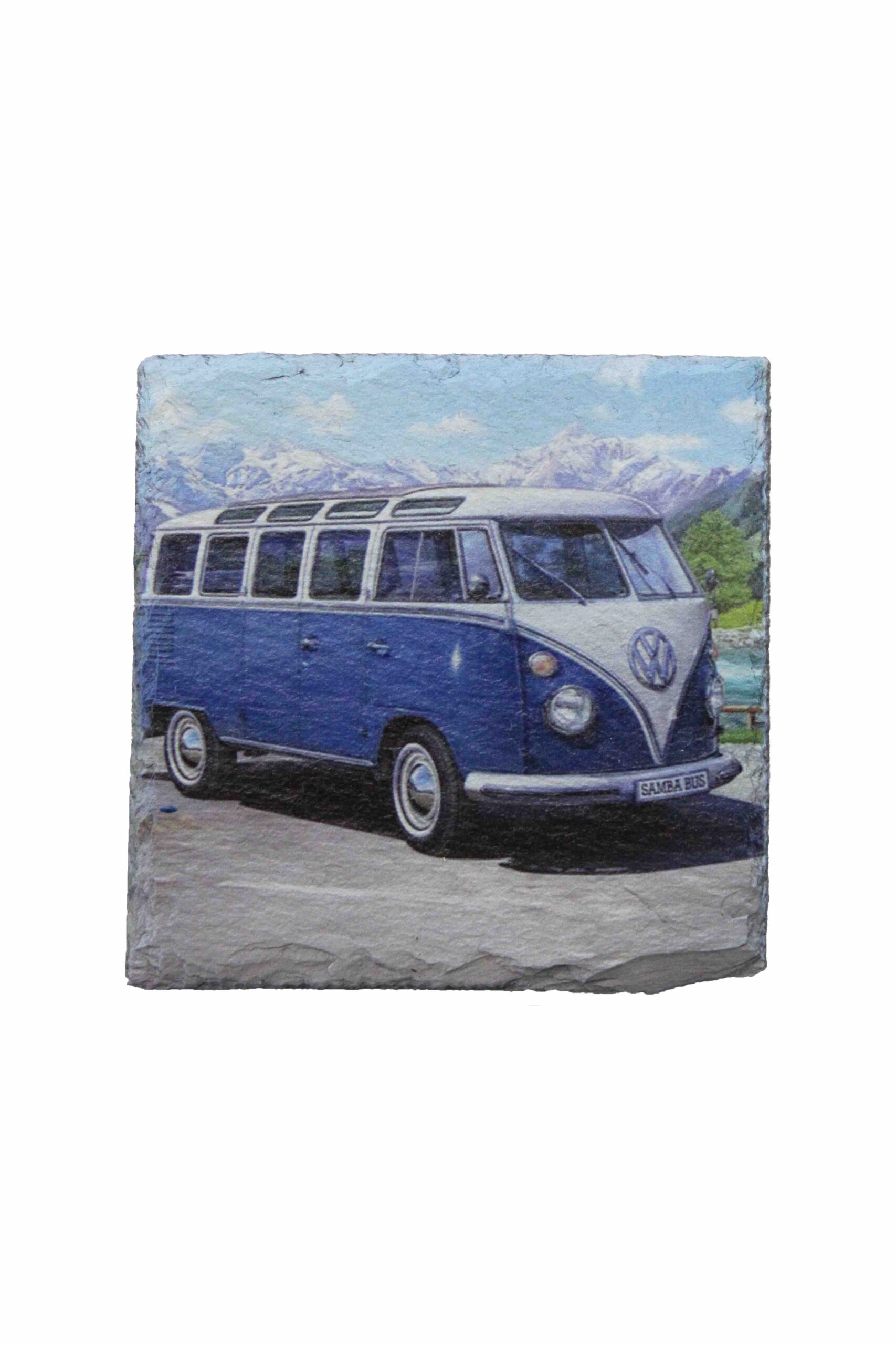 Leistenen Volkswagen busje donker blauw