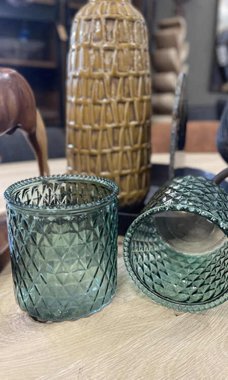 Decoratieve groene vaas