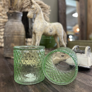 Decoratieve groene vaas