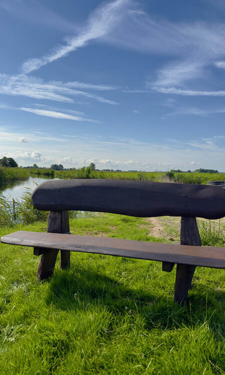 Eiken tuinset Athilla met 2 banken in bruine olie