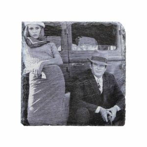 Leistenen onderzetter van bonnie en clyde