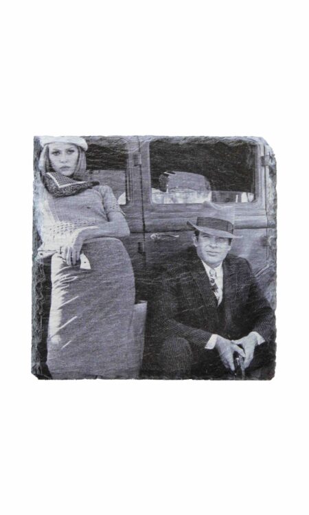 Leistenen onderzetter van bonnie en clyde