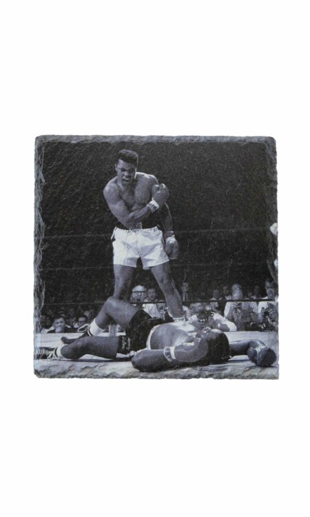 Leistenen onderzetter van Muhammed Ali