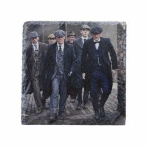 Leistenen onderzetter met The Peaky blinders