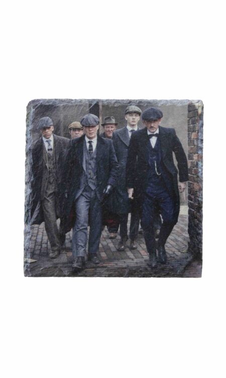 Leistenen onderzetter met The Peaky blinders