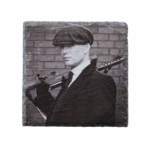 Leistenen onderzetter met Tommy Shelby van de Peaky Blinders