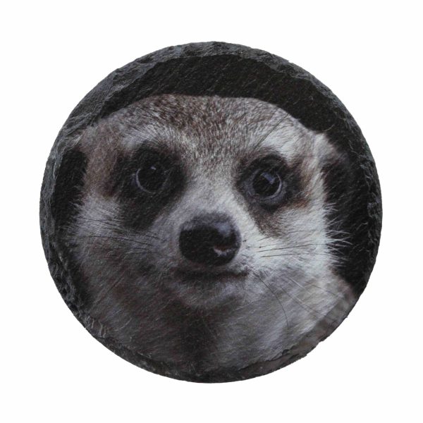 leistenen onderzetter met stokstaartje