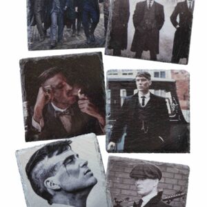 Leistenen onderzetters van de Peaky blinders