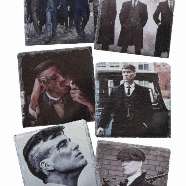 Leistenen onderzetters van de Peaky blinders