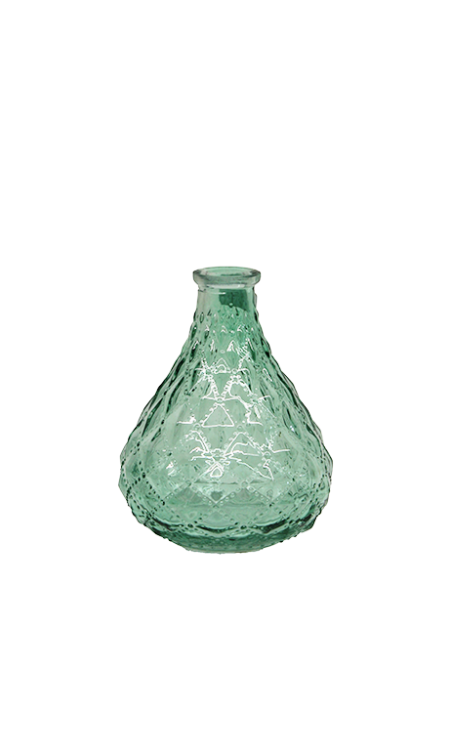 Uniek vintage groen vaasje - breng een vleugje nostalgische charme in je interieur met dit prachtige stukje retro decor