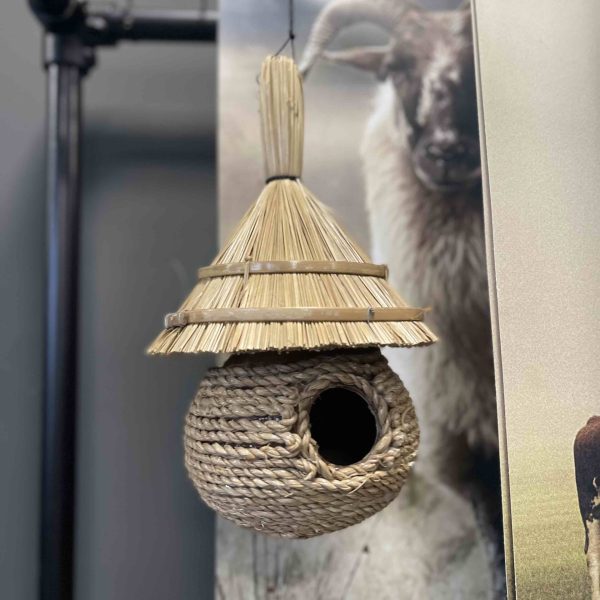 Vogelhuis Sisal Hangend de perfecte nestplaats voor vogels. Bestel nu