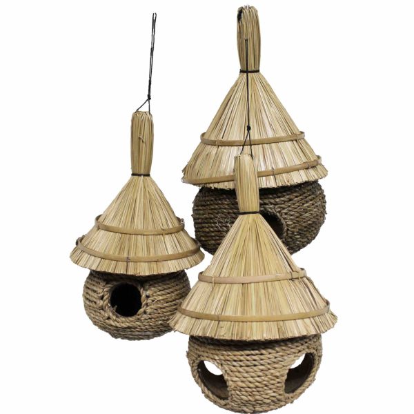 Vogelhuis Sisal Hangend de perfecte nestplaats voor vogels. Bestel nu