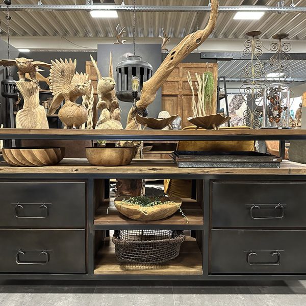 Dressoir Arthur 4 lades met tussenruimte