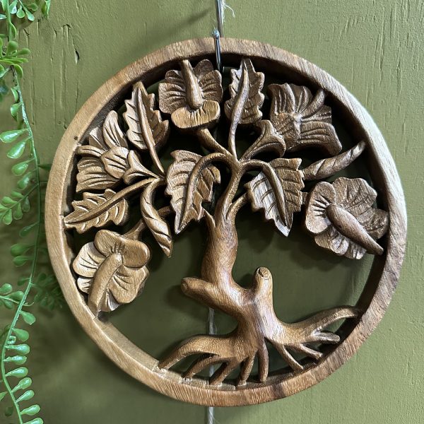 Houten wanddecoratie