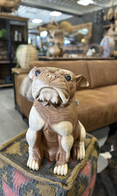 Houten bulldog
