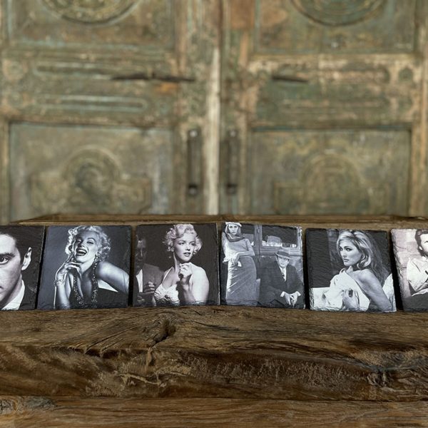 Leistenen onderzetters sterren