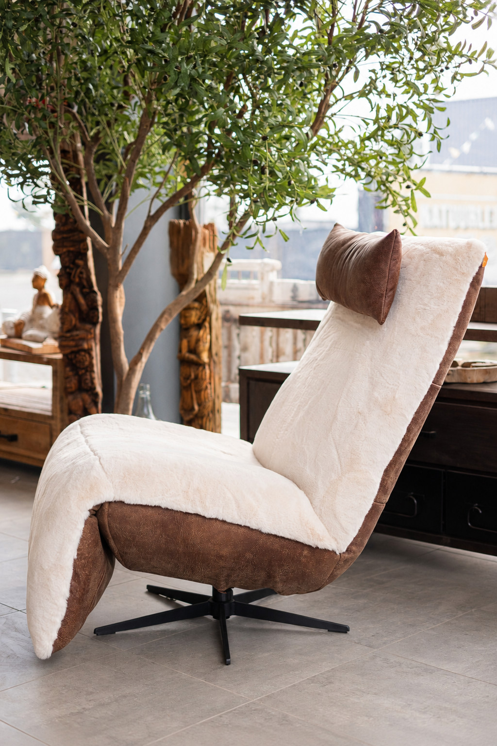 Relaxfauteuil Inaya teddy