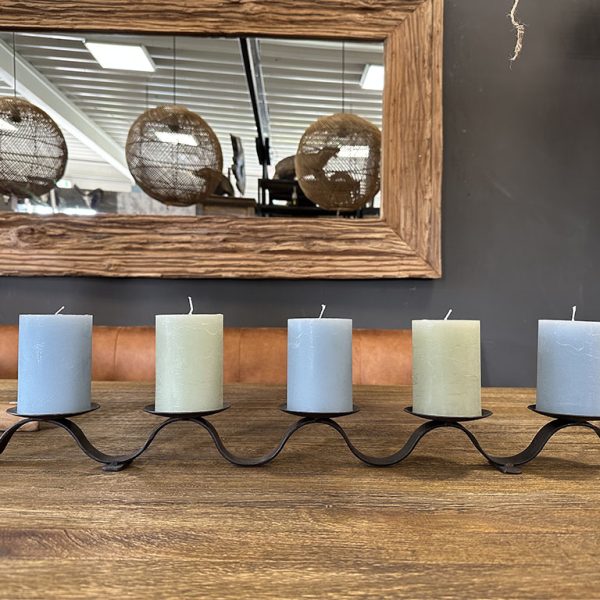 Stalen kaarsenstandaard