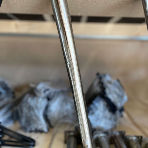 Ronde salontafelpoot staal