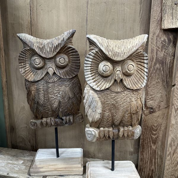 Wooden Owls