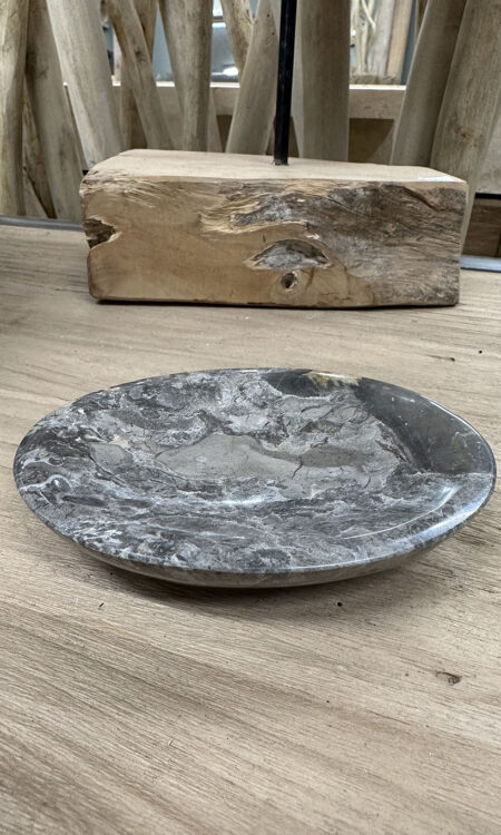 Zeepbakje marmer grijs