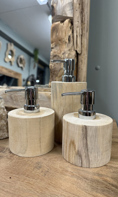 Zeepdispenser hout