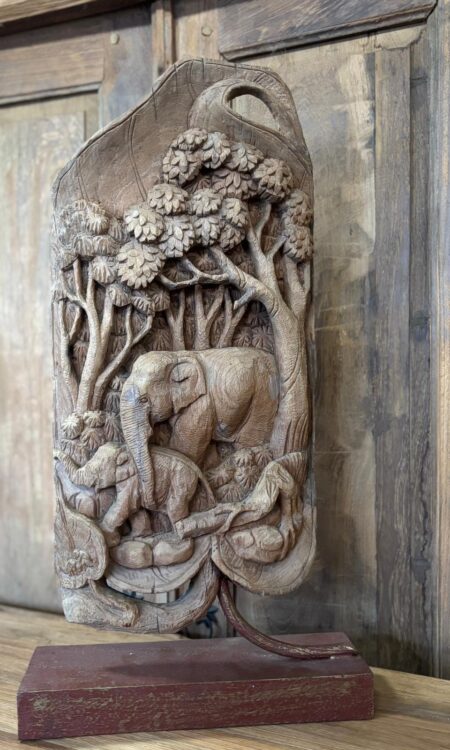 Olifanten in Bos op Standaard