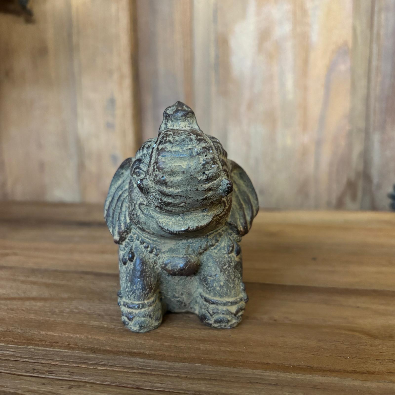 Decoratieve Olifant Beeldje Vintage - Afbeelding 2