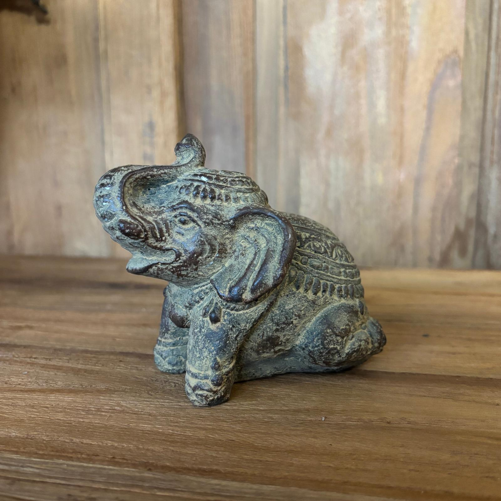 Decoratieve Olifant Beeldje Vintage - Afbeelding 4