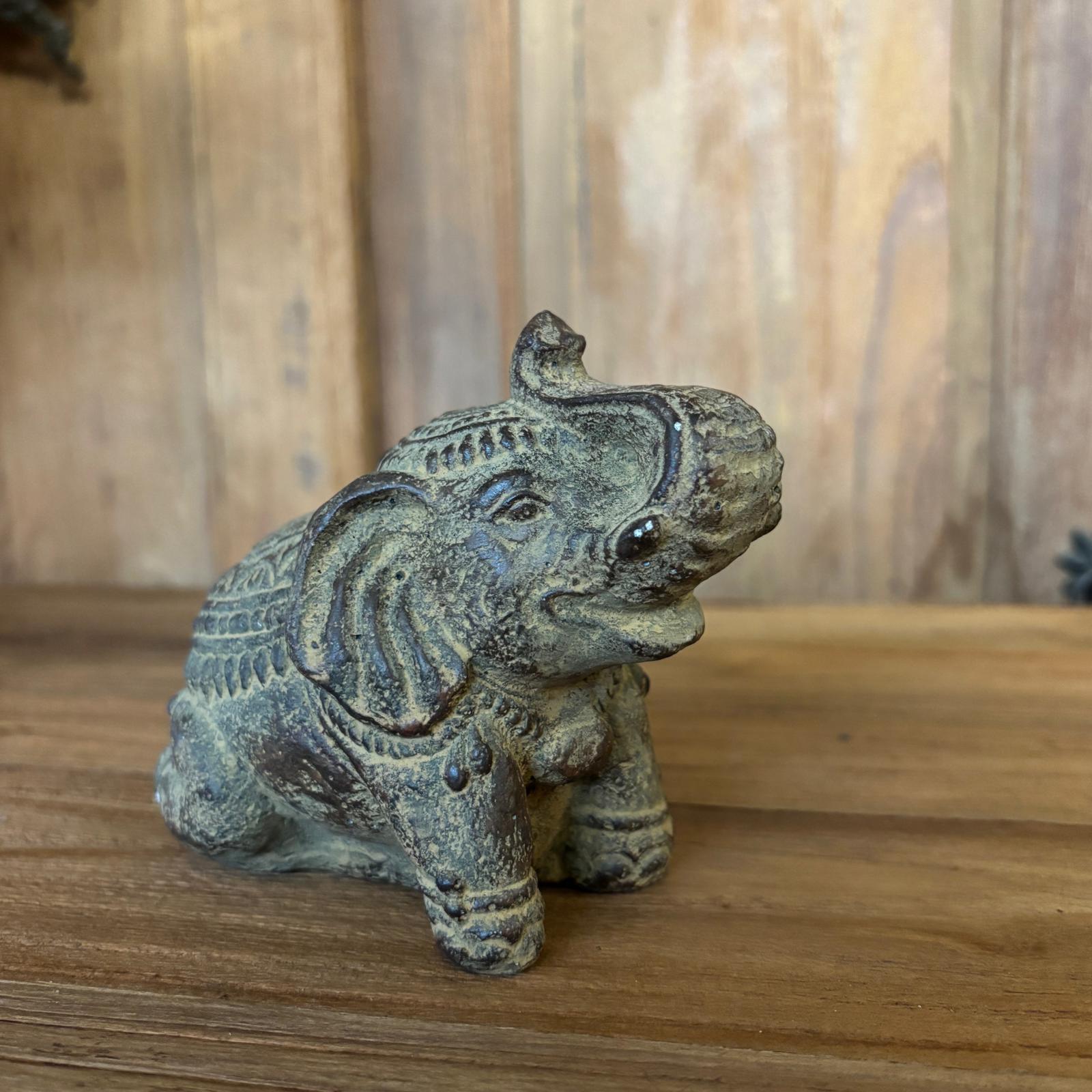 Decoratieve Olifant Beeldje Vintage