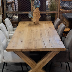 Massief Eikenhouten Tafelblad 260cm – Rustiek Design