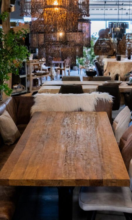 Massief Teakhouten Eettafel – Rustiek Design