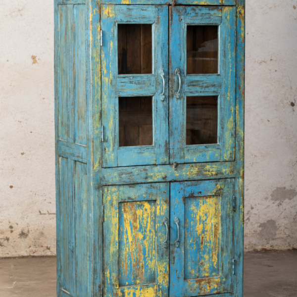 India vitrinekast Aditi van oud en gerecycled hout