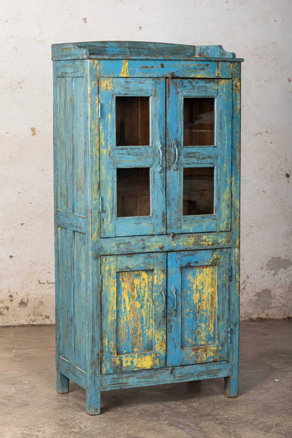 India vitrinekast Aditi van oud en gerecycled hout
